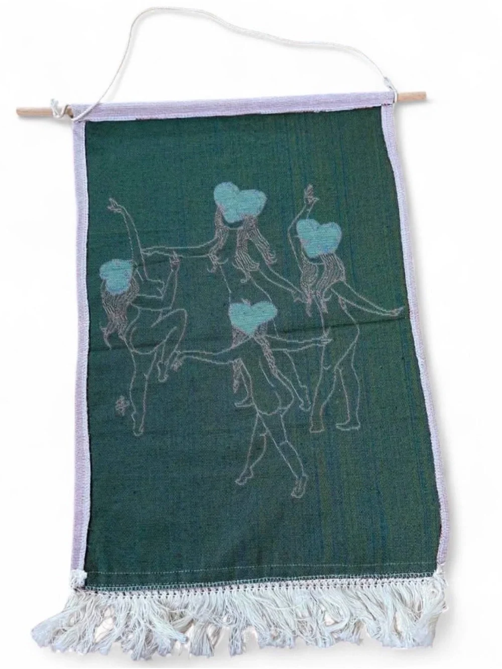Valfre dancing hearts tapestry